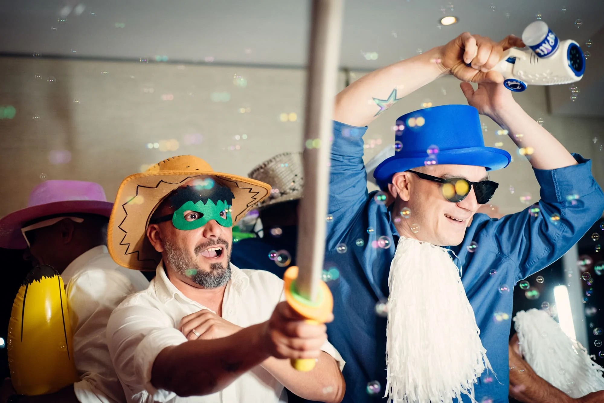 Foto de grupo en boda