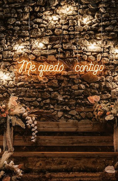 Decoración luminosa para eventos