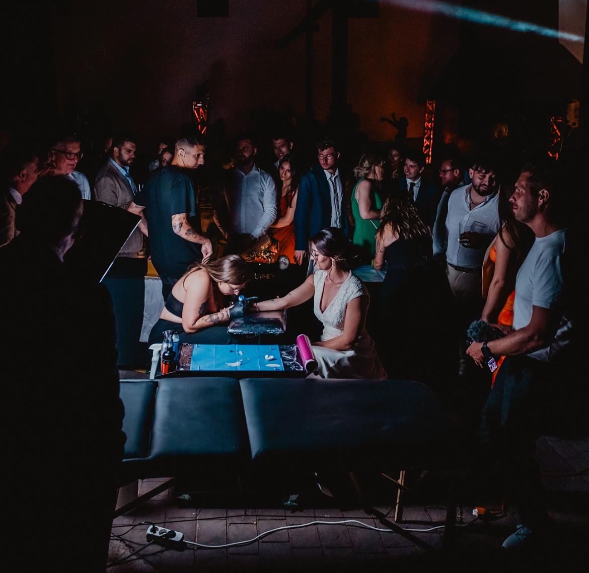 Aplicación de tatuaje temporal